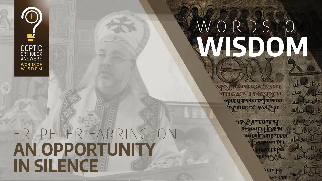 An opportunity in silence