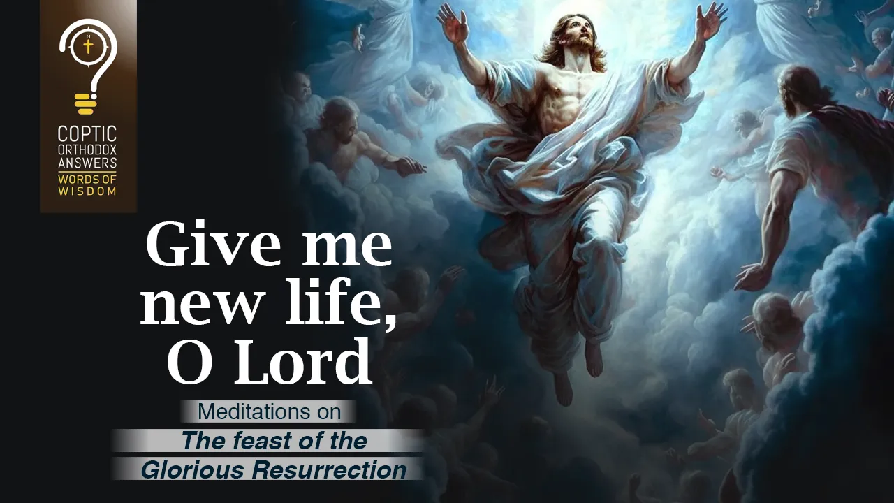 Give me new life, O Lord: Meditations on the feast of the Glorious Resurrection